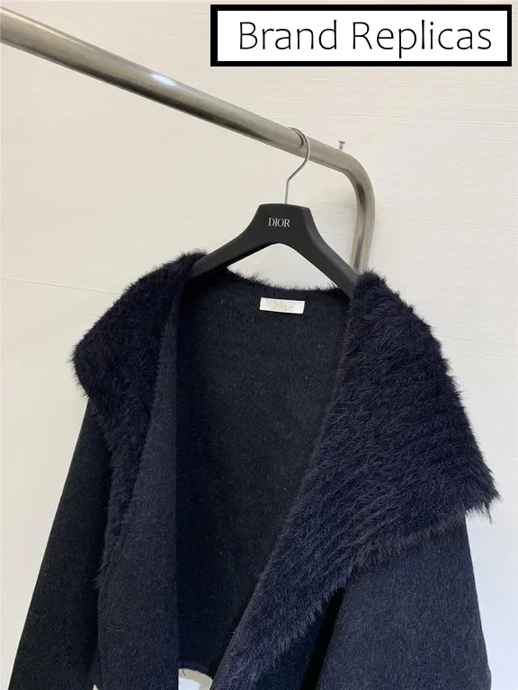 Chloé Navy collar wool coat